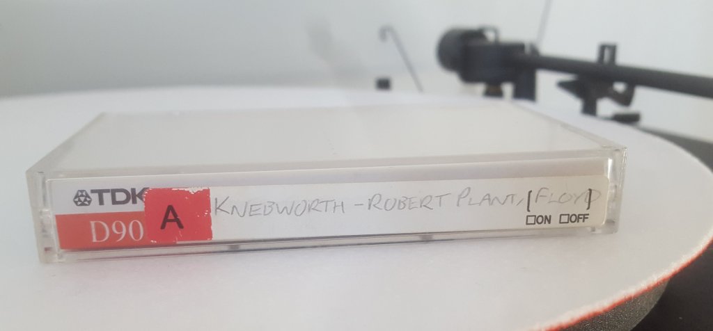 Robert Plant Knebworth tape